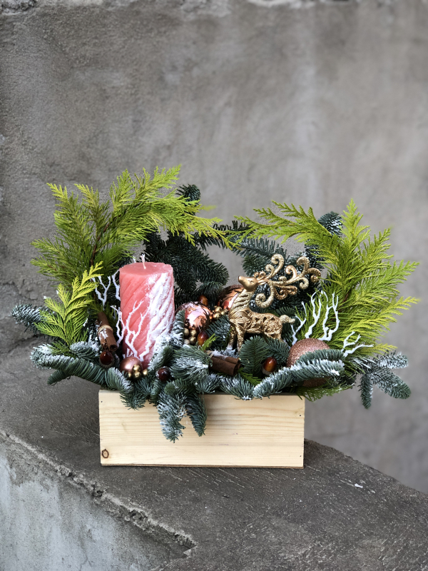 Новогодняя композиция "Сказочный лес"